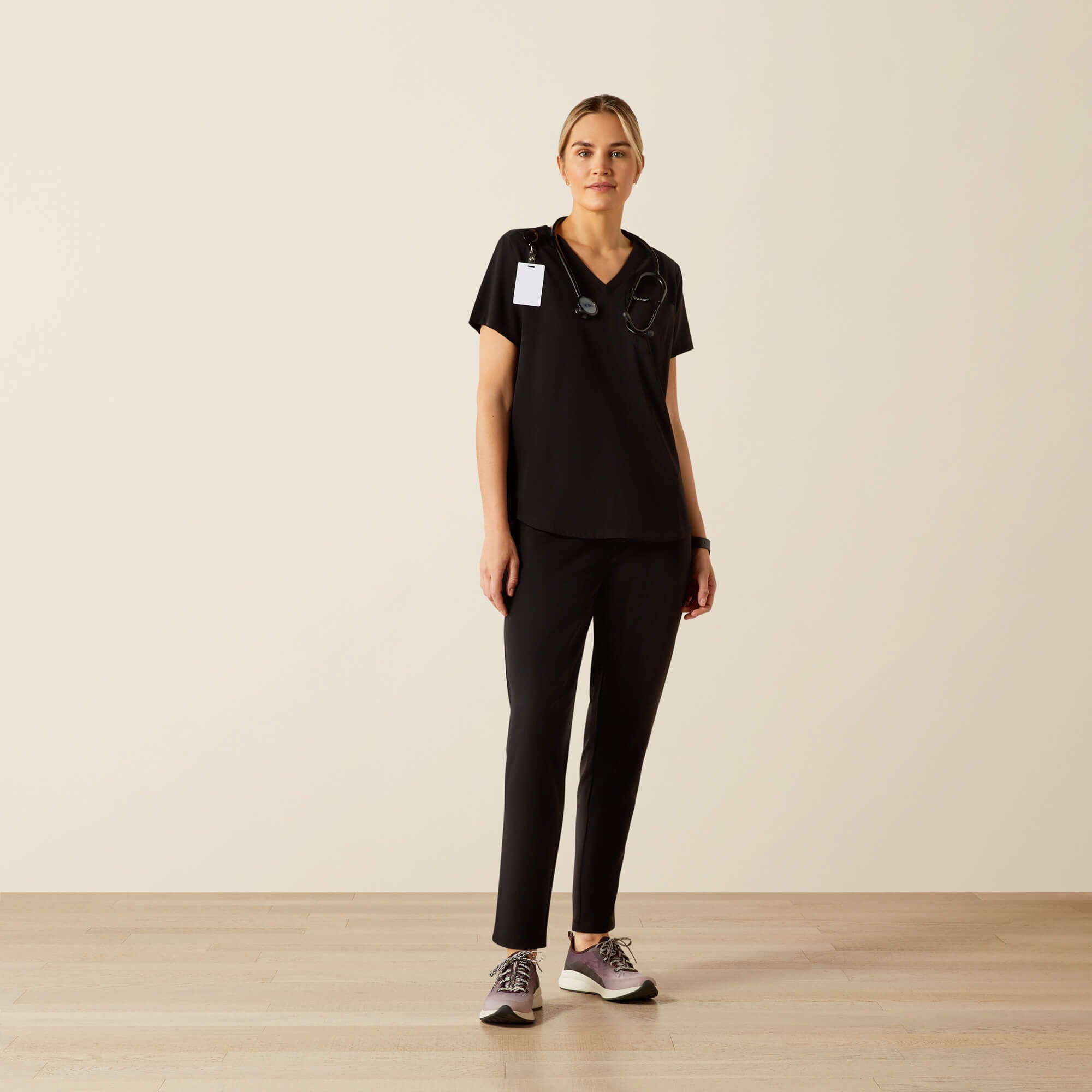 Beth Basic Scrub Top - Women