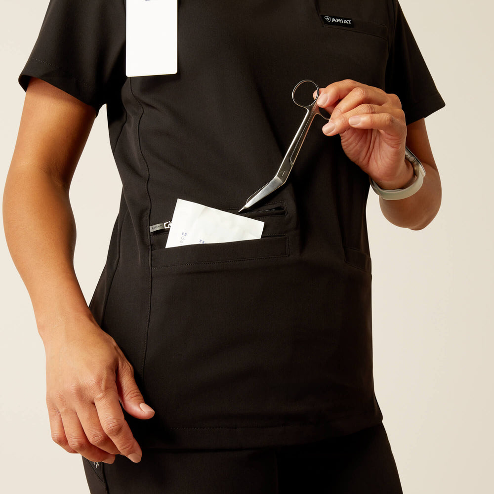 Clara 6 Pocket Scrub Top - Women