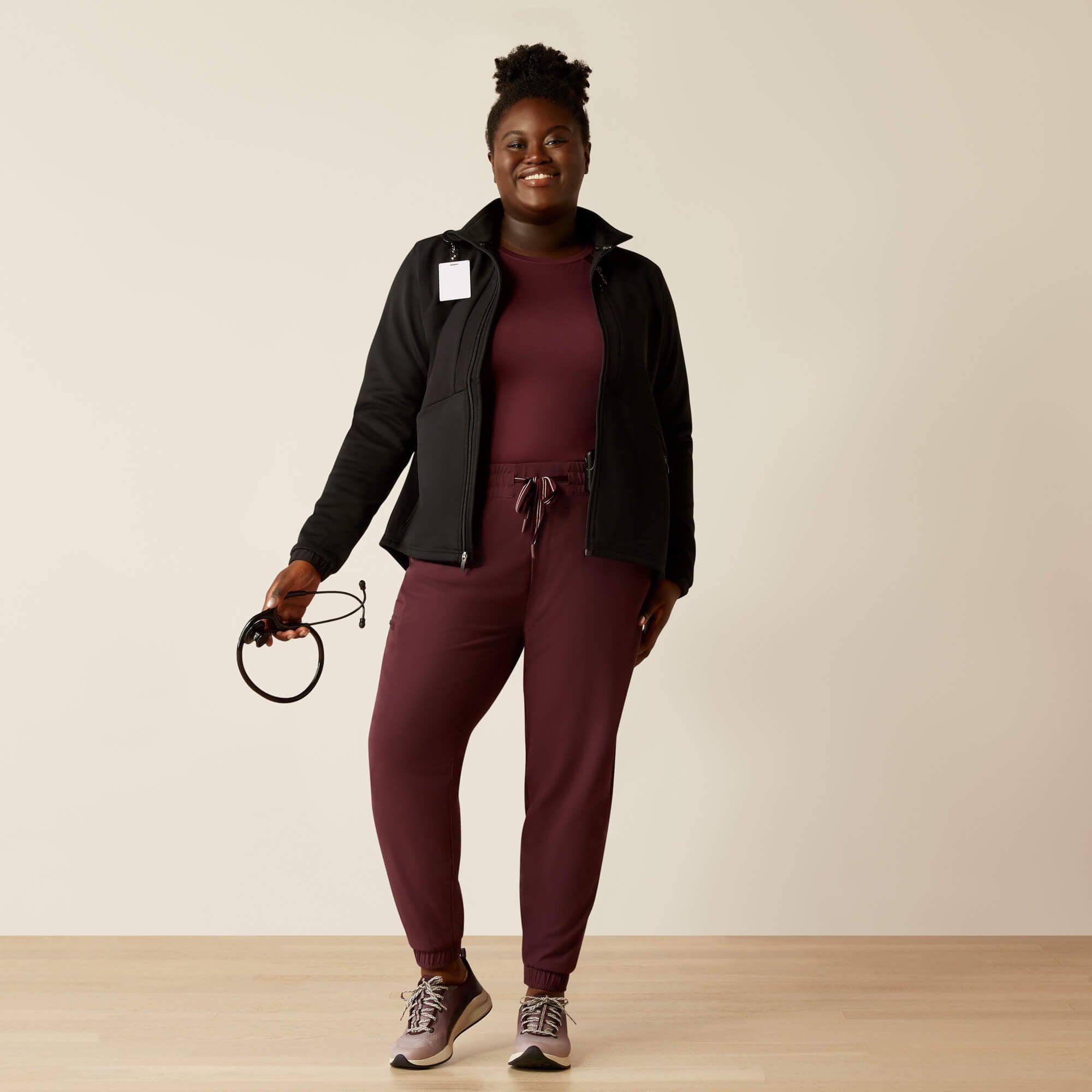 Sina Fleece Scrub Jacket - Women
