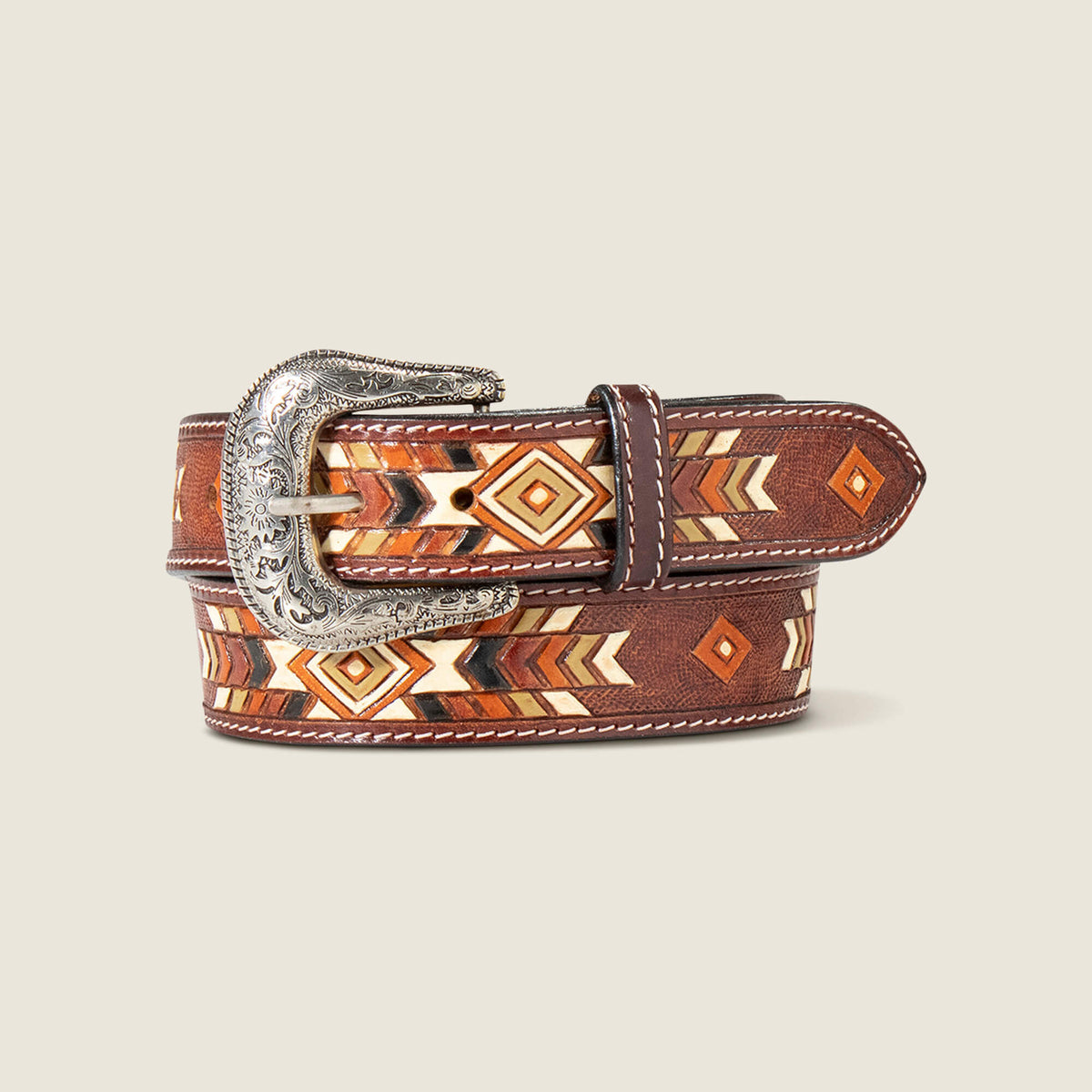Geometric Pattern Belt - Women|Trends