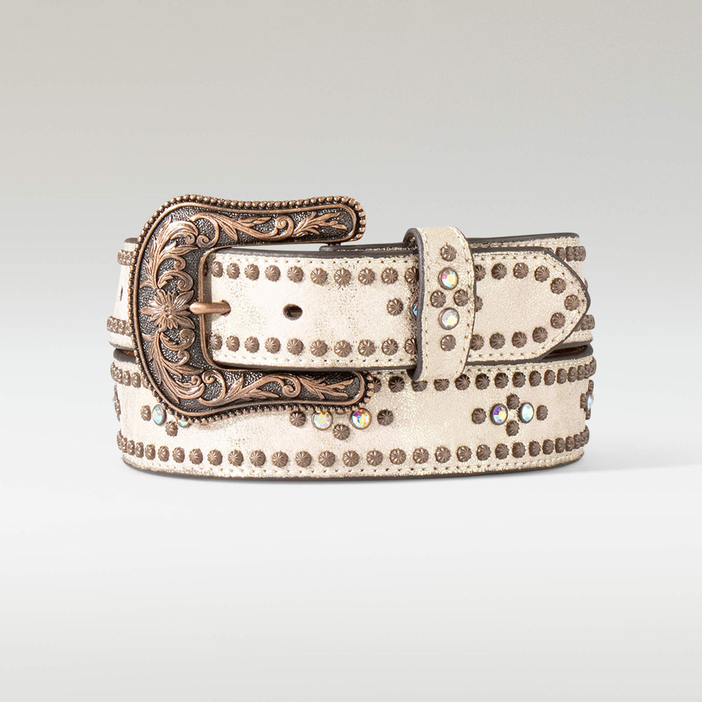 Metallic Stud Belt - Women