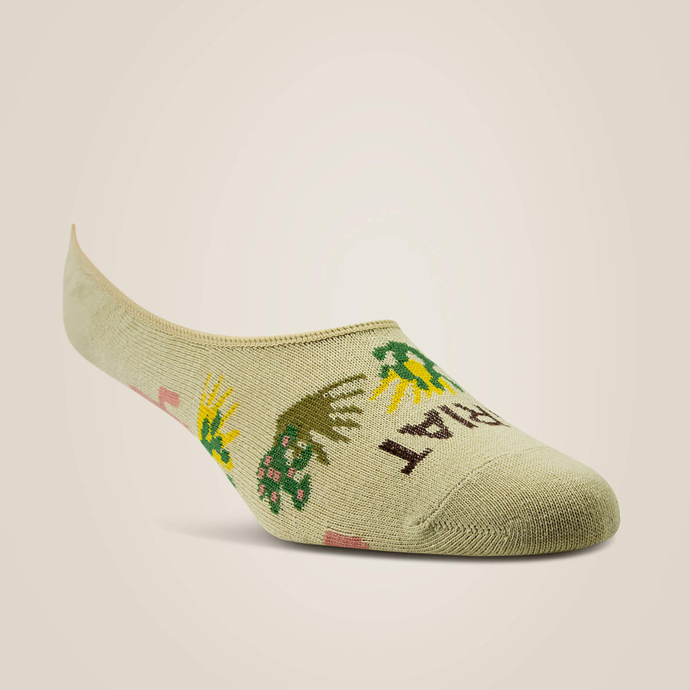 No Slip No Show Sock 2 Pair Multi Color Pack - Women