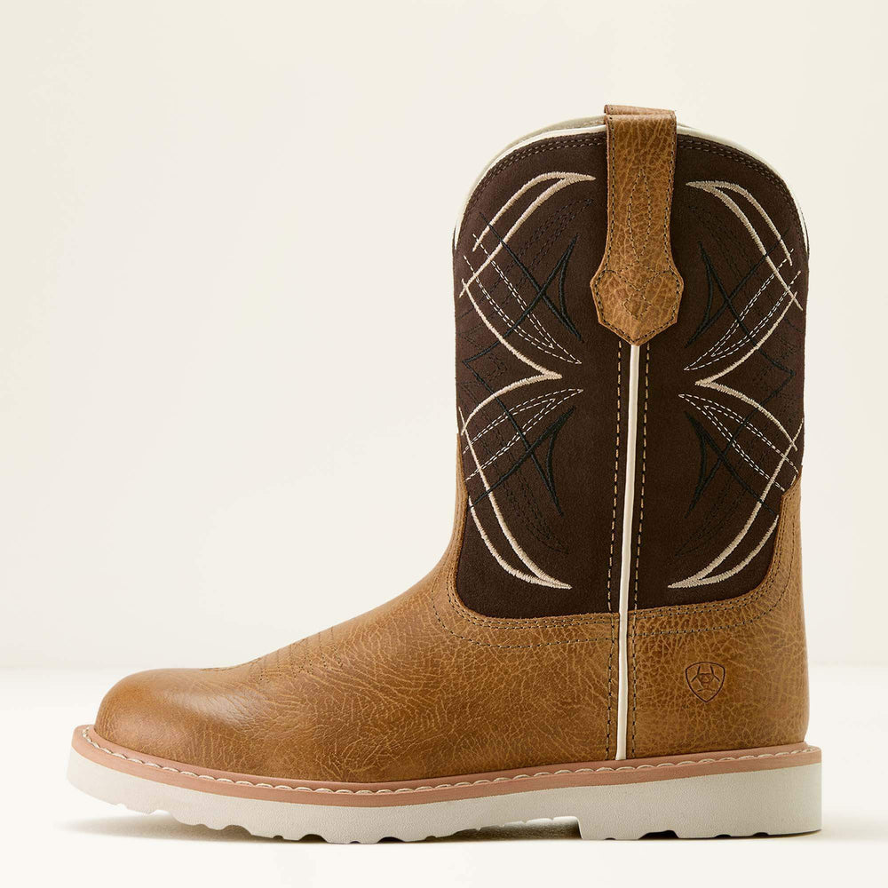 Activate Round Toe Western Boot - Kids