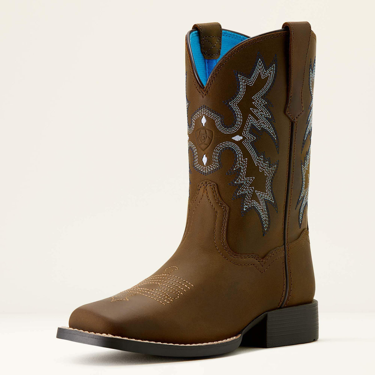 Tombstone Wide Square Toe Western Boot - Kids