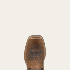 Tombstone Wide Square Toe Western Boot - Kids