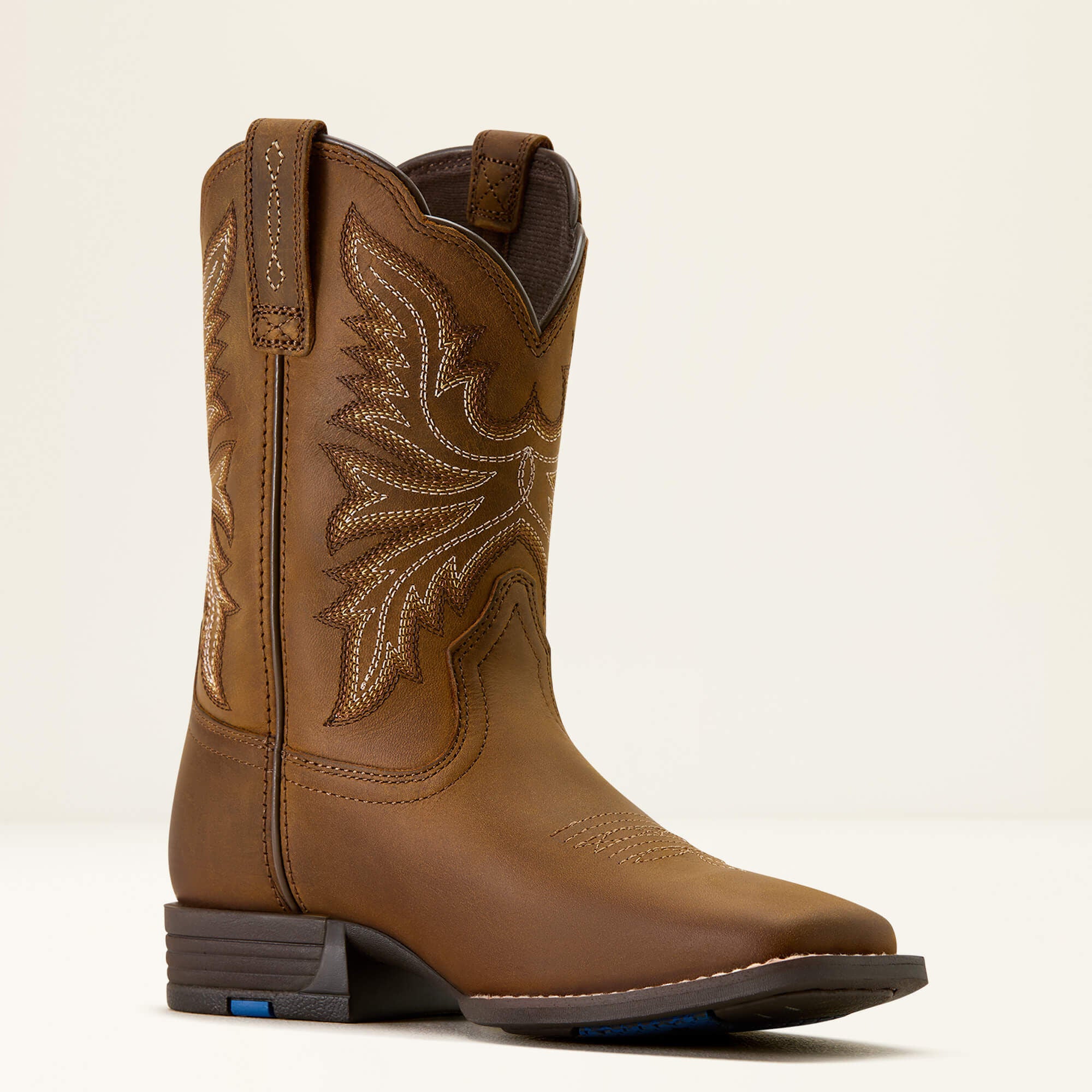 Westwood Wide Square Toe Western Boot - Kids