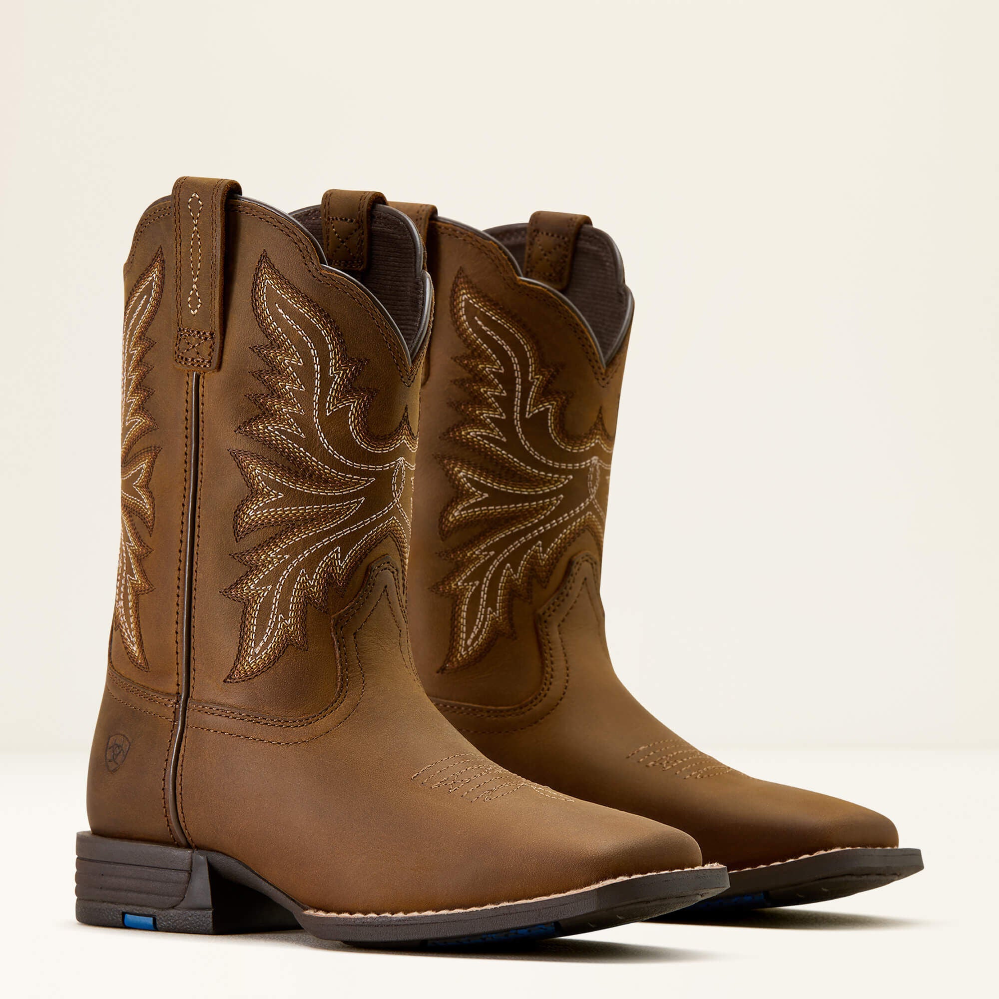 Westwood Wide Square Toe Western Boot - Kids