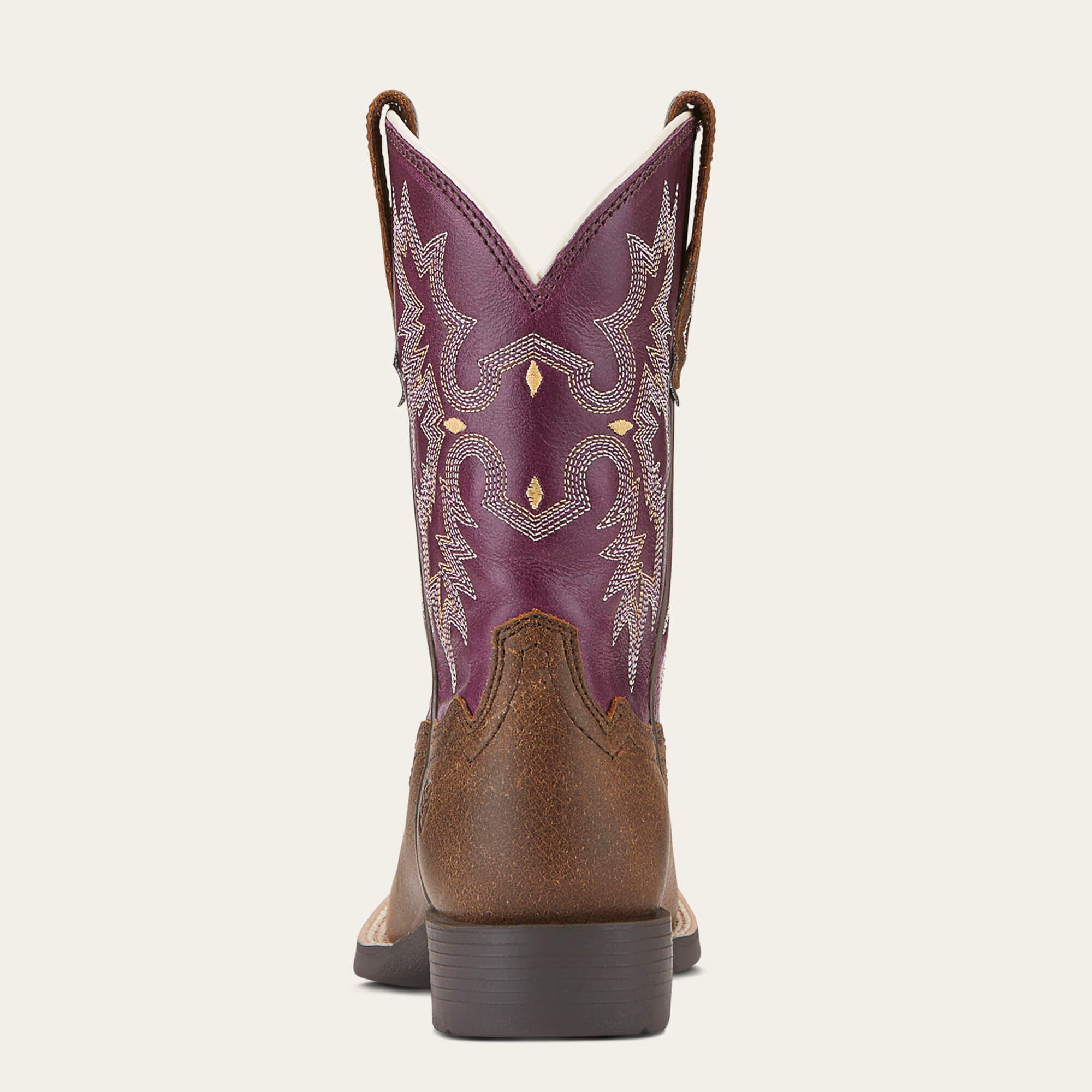 Tombstone Wide Square Toe Western Boot - Kids