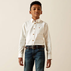 Solid Twill Classic Fit Shirt - Kids