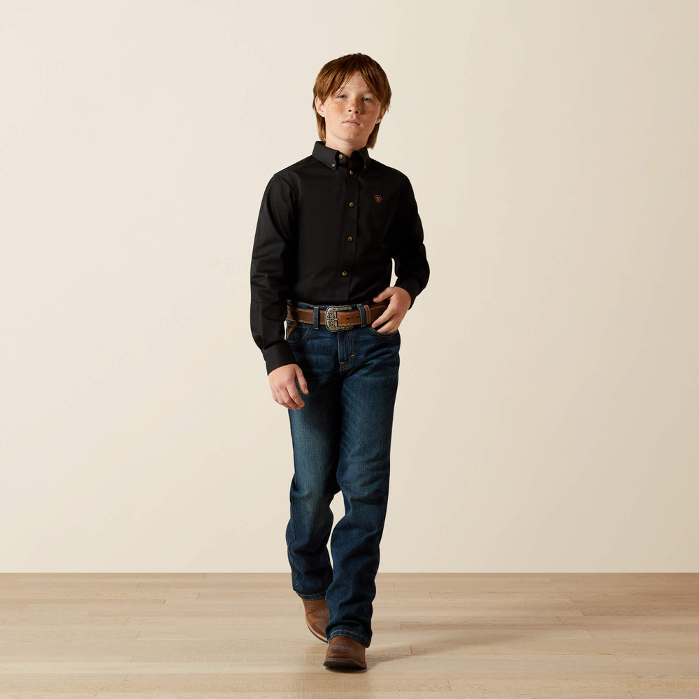 Solid Twill Classic Fit Shirt - Kids