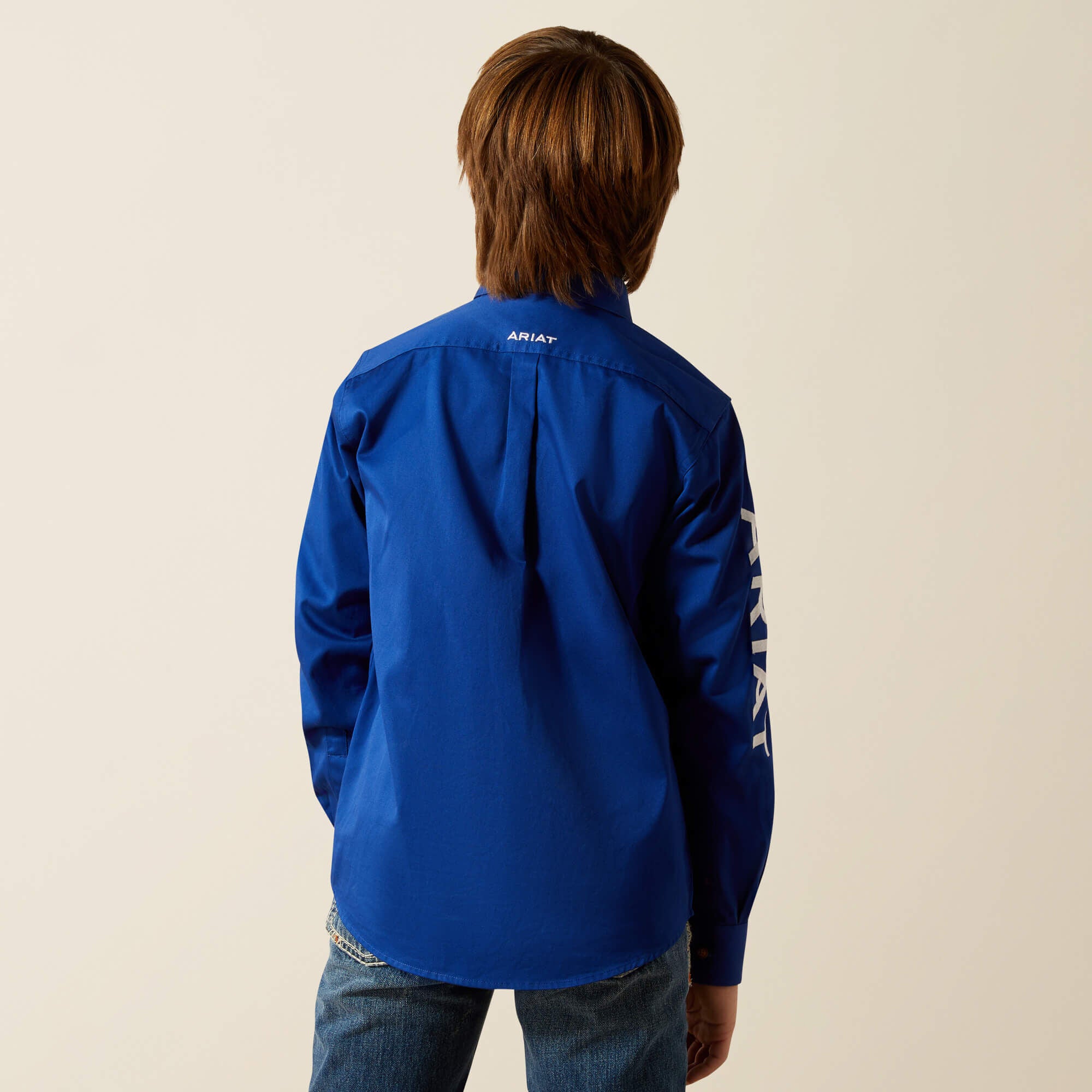 Team Logo Twill Classic Fit Shirt - Kids