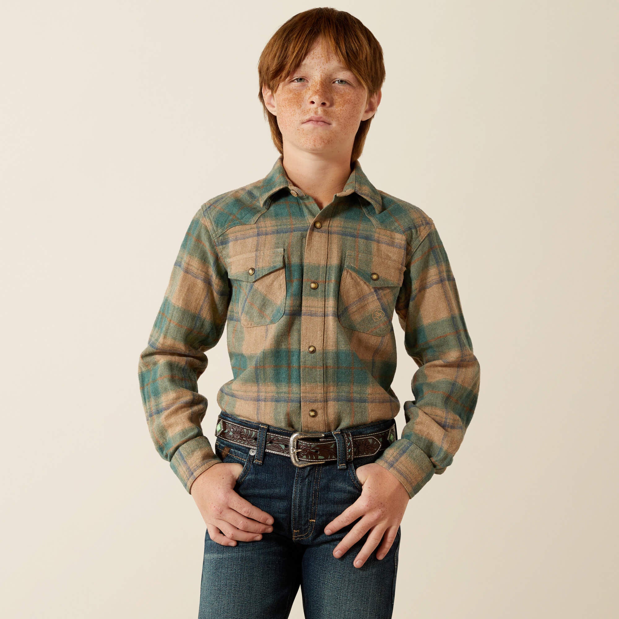 Huxlee Retro Classic Fit Shirt - Kids