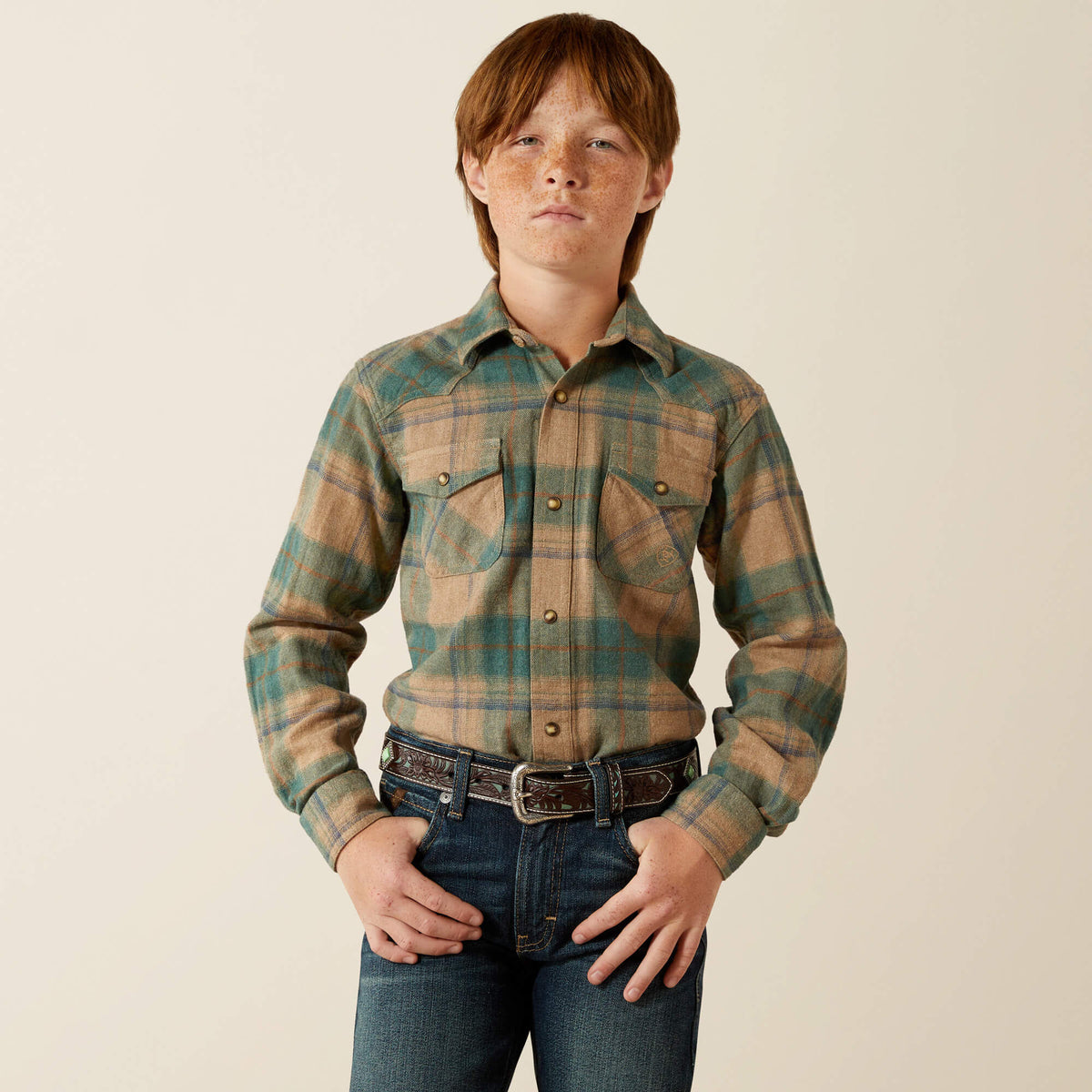 Huxlee Retro Classic Fit Shirt - Kids
