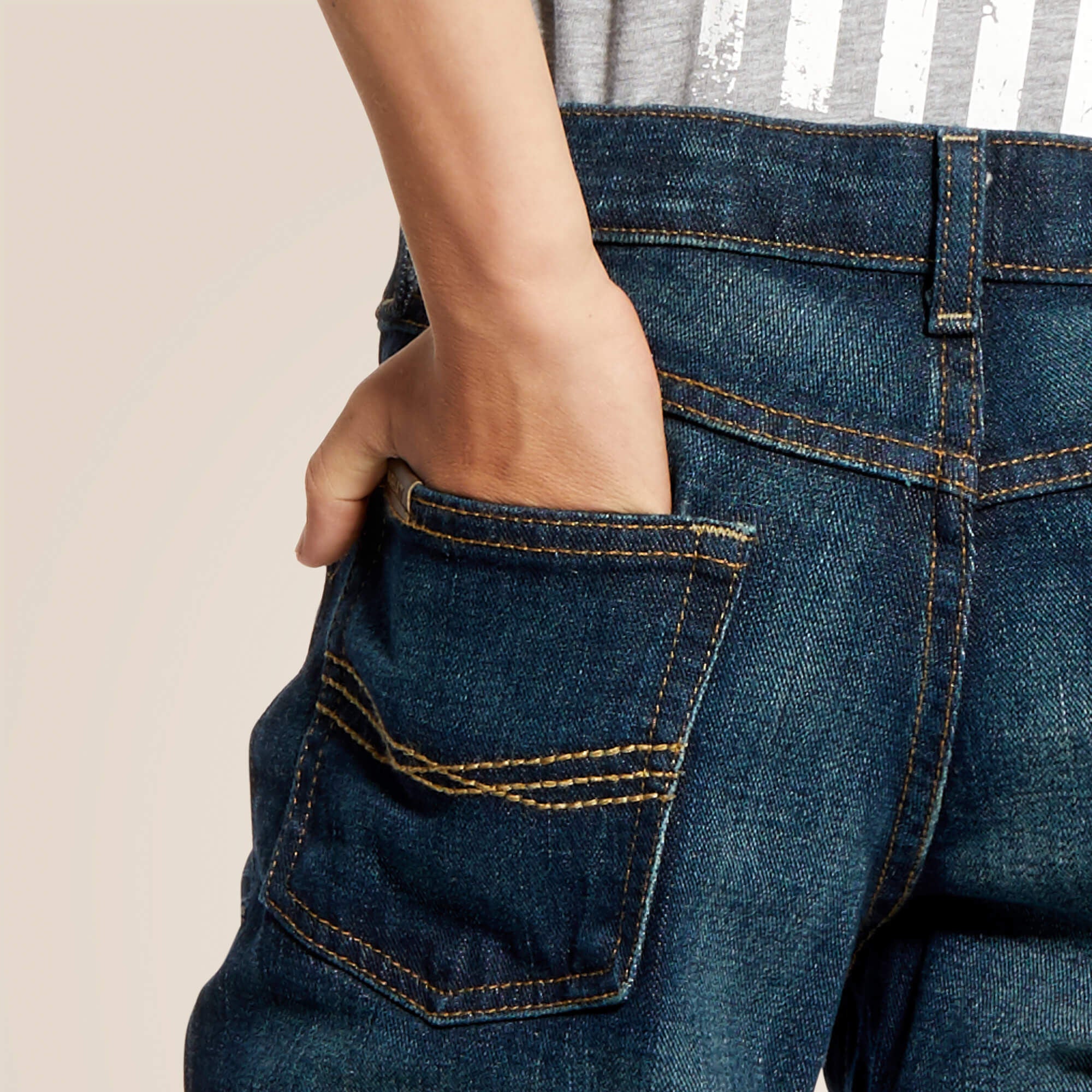 B5 Slim Stretch Legacy Stackable Straight Leg Jean - Kids