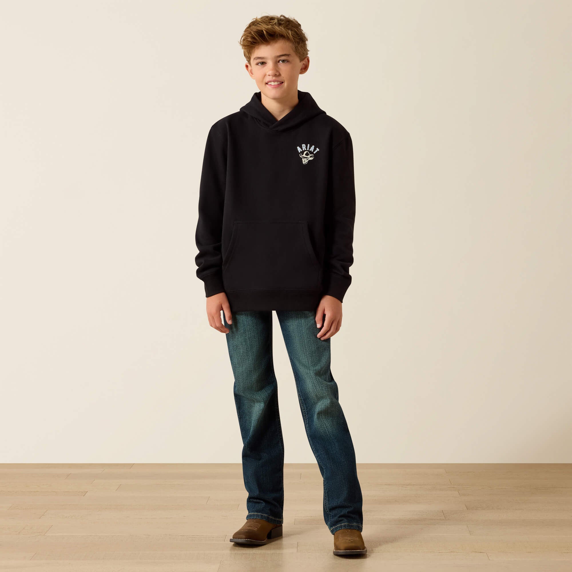 Ariat Stitched Skull Hoodie - Kids