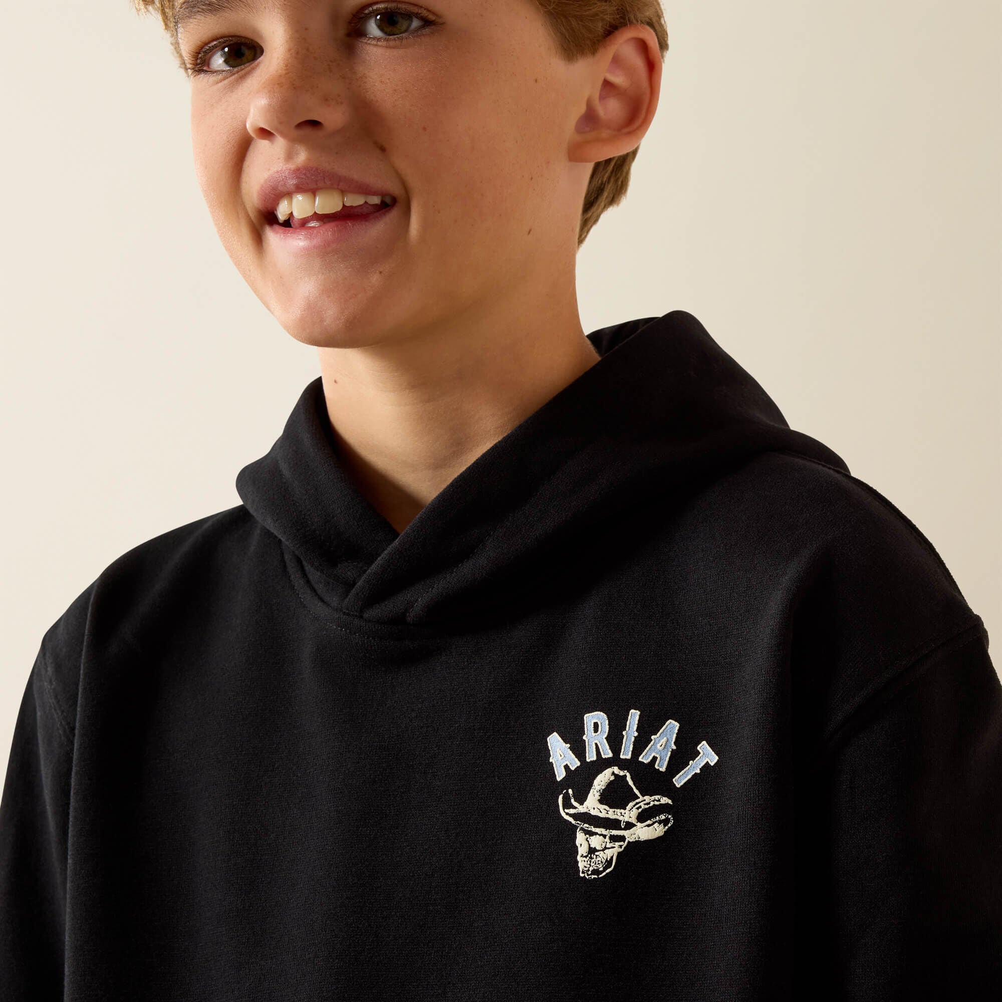 Ariat Stitched Skull Hoodie - Kids