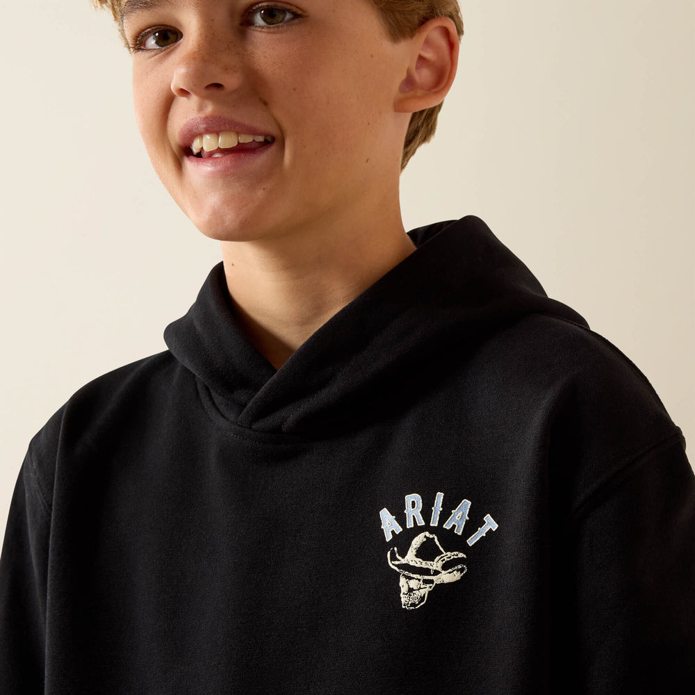 Ariat Stitched Skull Hoodie - Kids