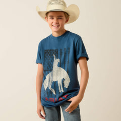 Ariat Flag Bronco T-Shirt - Kids