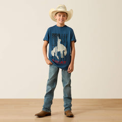 Ariat Flag Bronco T-Shirt - Kids