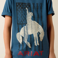 Ariat Flag Bronco T-Shirt - Kids