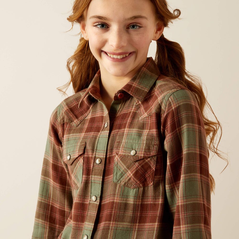 Ava Plaid Shirt - Kids