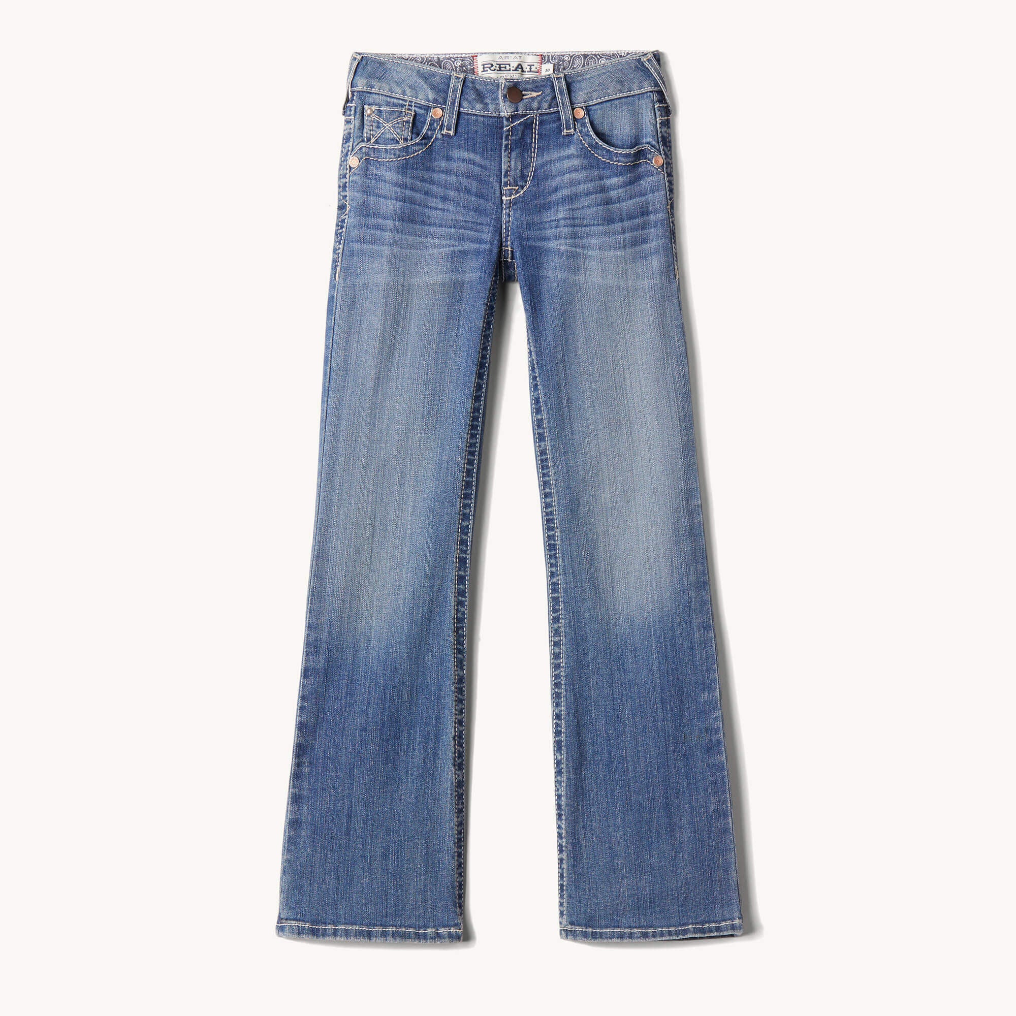 Whipstitch Boot Cut Jean - Kids