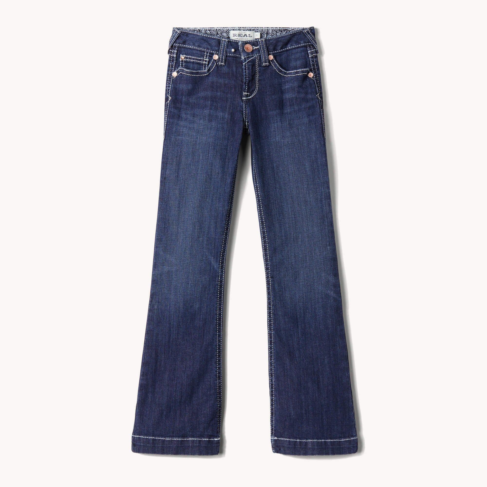 Trouser Mid Rise Stretch Ella Wide Leg Jean - Kids