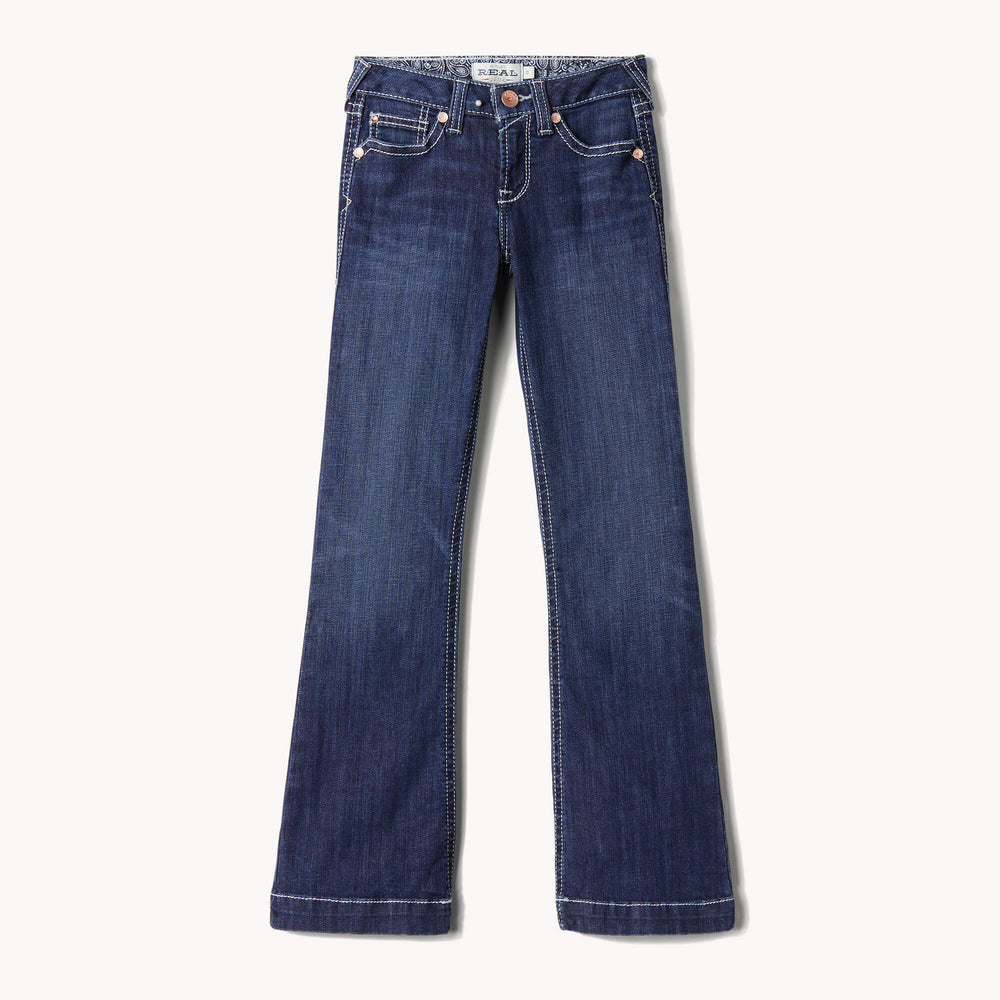 Trouser Mid Rise Stretch Ella Wide Leg Jean - Kids