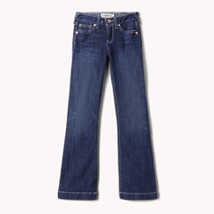 Trouser Mid Rise Stretch Ella Wide Leg Jean - Kids