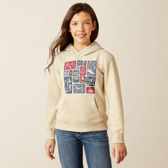 Western Blocks Hoodie - Kids