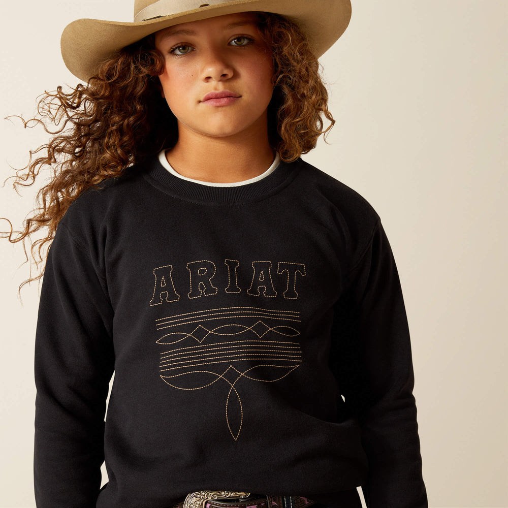 Booted Logo Sweatshirt - Kids