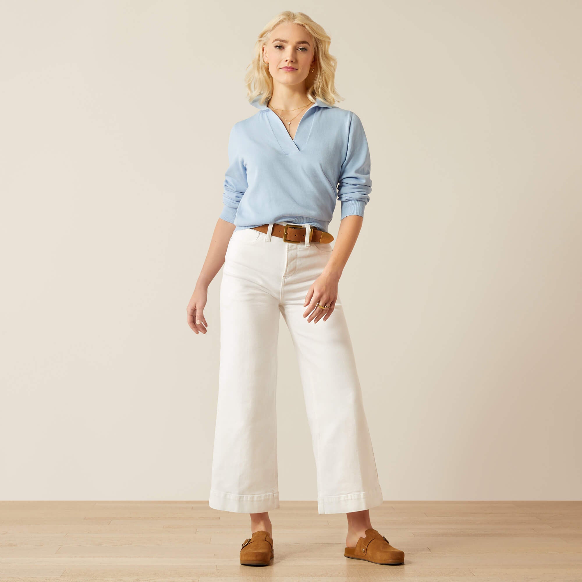 Ultra High Rise Countryside Wide Leg Crop Jeans - Trends