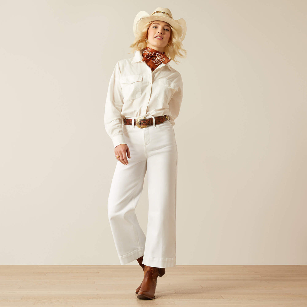 Ultra High Rise Countryside Wide Leg Crop Jeans - Trends