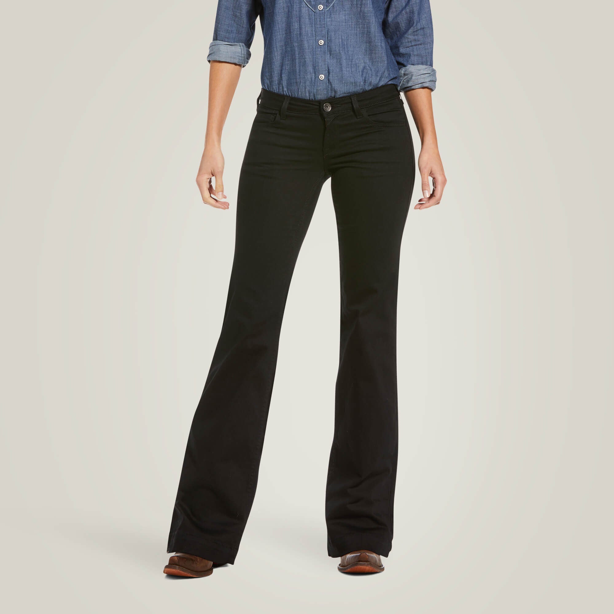 Trouser Mid Rise Forever Wide Leg Pant - Trends