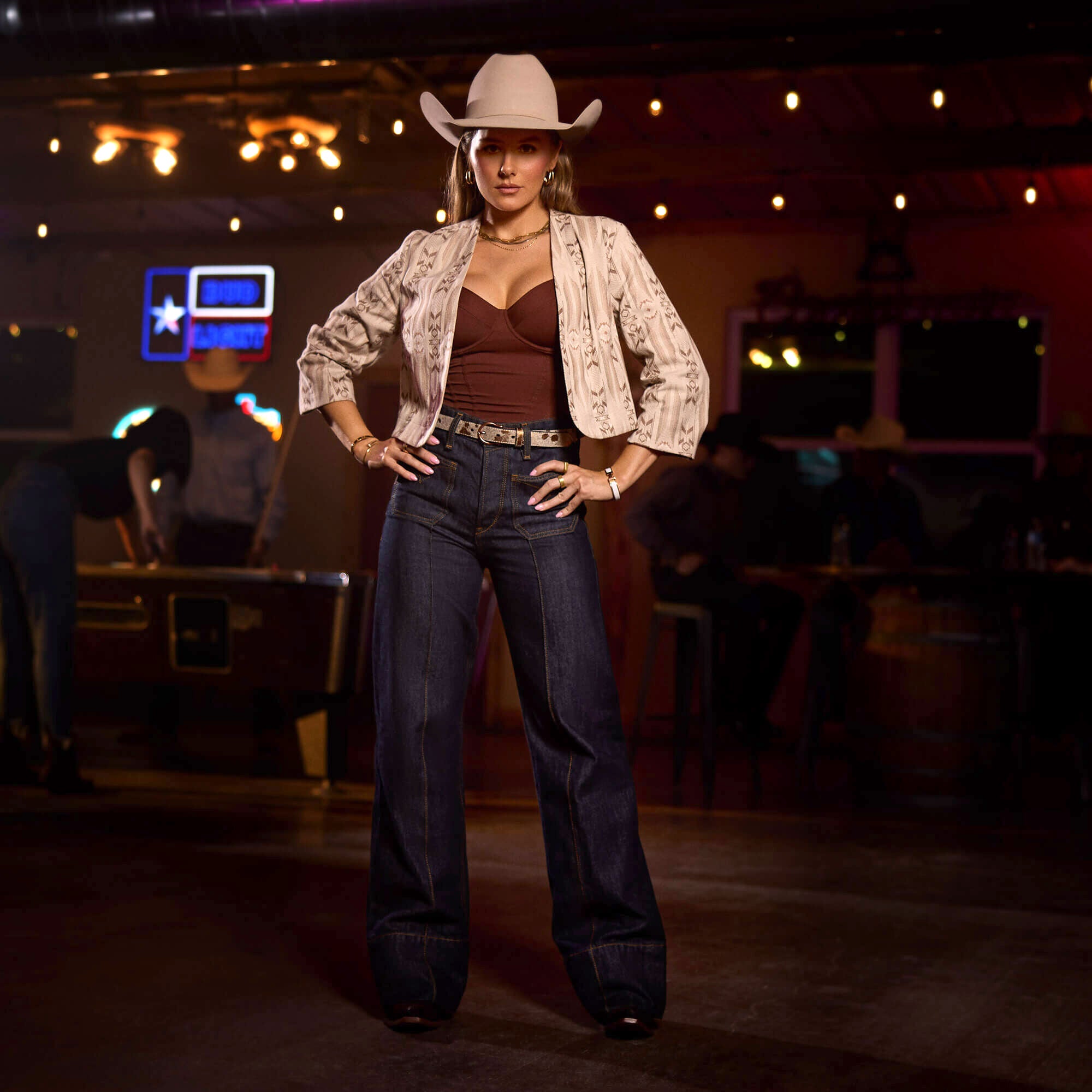 Ultra High Rise Tomboy Western Utility Wide Leg Jean - Trends
