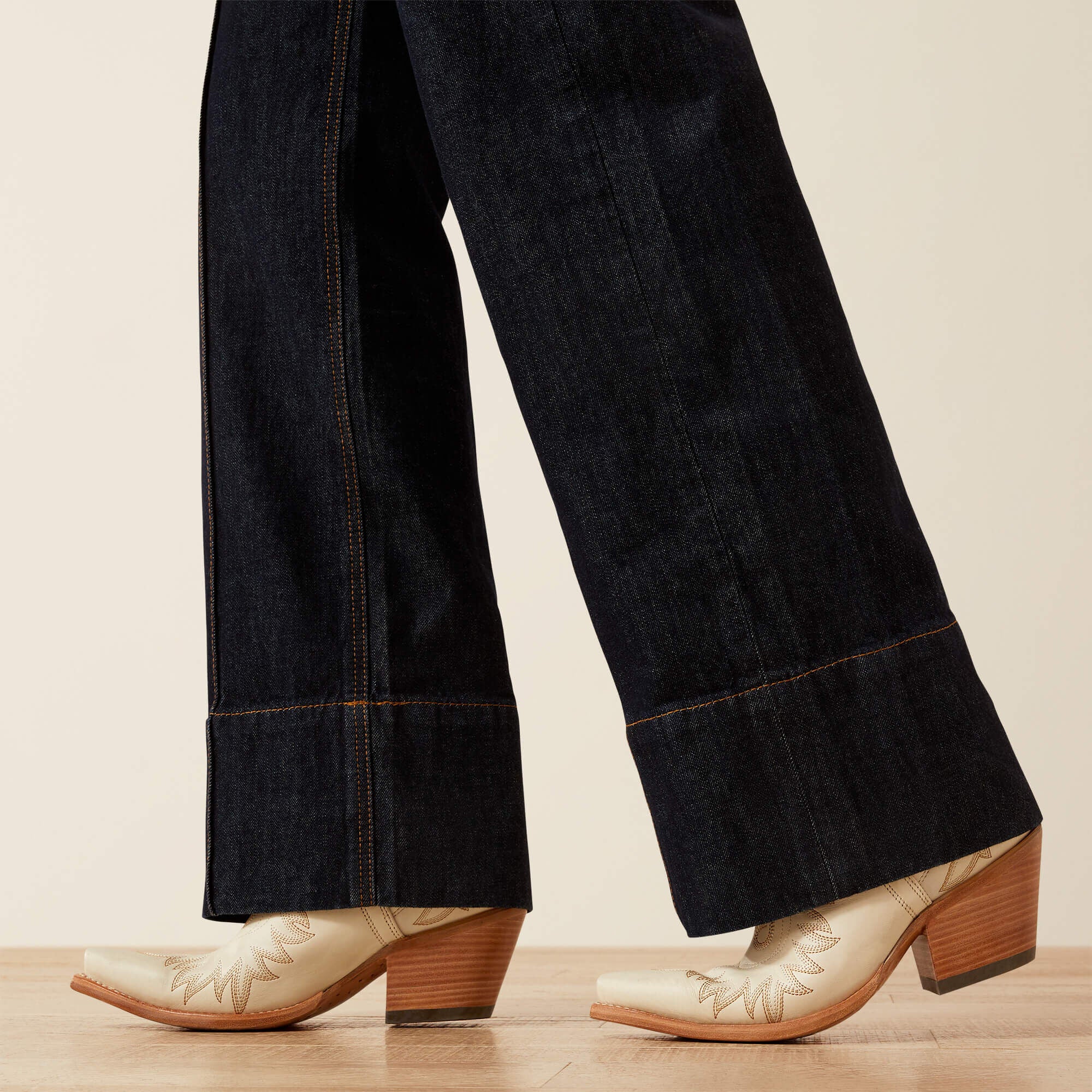 Ultra High Rise Tomboy Western Utility Wide Leg Jean - Trends