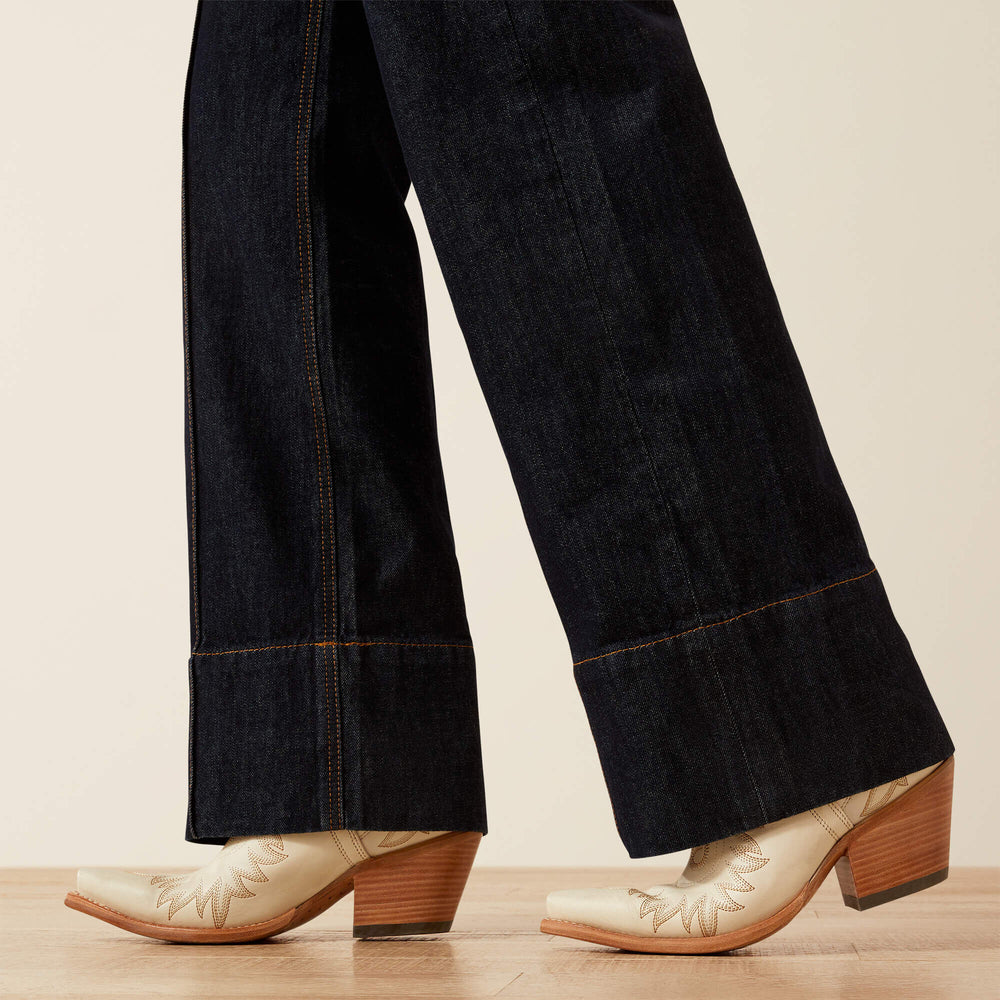 Ultra High Rise Tomboy Western Utility Wide Leg Jean - Trends