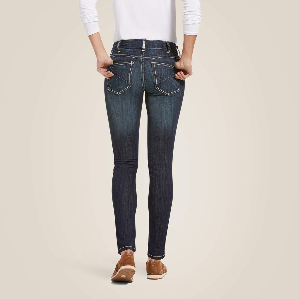 R.E.A.L. Mid Rise Stretch Outseam Ella Skinny Jean - Trends