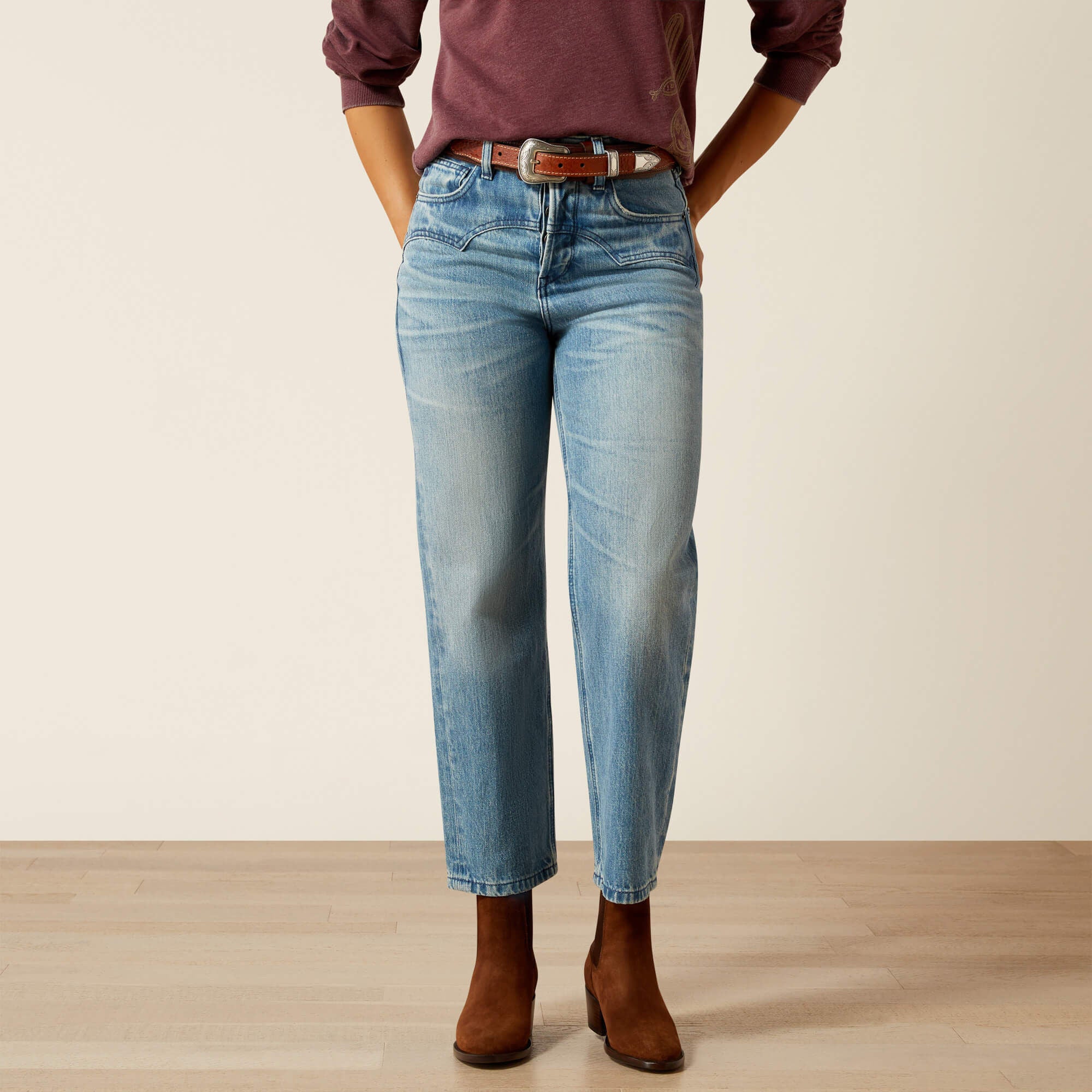 Ultra High Rise Cheyenne Yoke Tomboy Straight Leg Jean - Trends